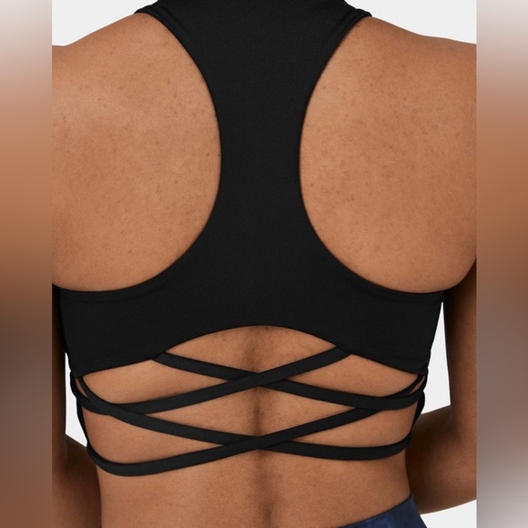 Halara U Neck Racerback crisscross Yoga Sports Bra - Picture 4 of 4